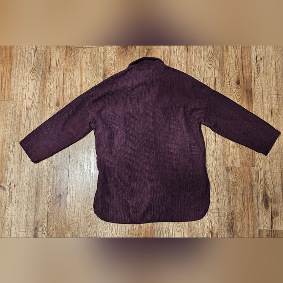 Zara purple corduroy top - Picture 4 of 4